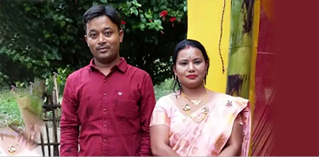 Lalita Devi and Diganta Goswami sharing their IVF success story