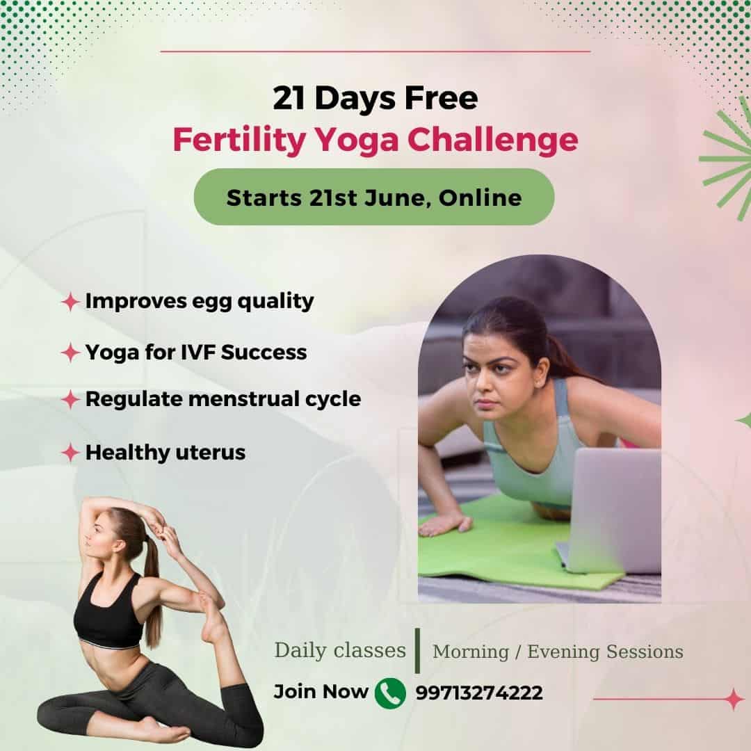 21 Days Free Fertility Yoga Challenge